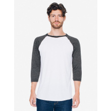Ama t-shirt pol/cot 3/4 raglan sleeve - Topgiving