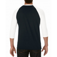 Anvil t-shirt triblend 3/4 raglan sleeve - Topgiving