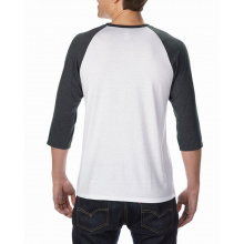 Anvil t-shirt triblend 3/4 raglan sleeve - Topgiving