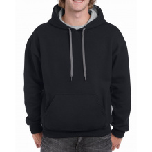 Gildan sweater hooded contrast heavyblend - Topgiving