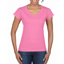Gildan t-shirt v-neck softstyle ss for her - Topgiving