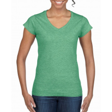 Gildan t-shirt v-neck softstyle ss for her - Topgiving