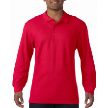 Gildan polo premium cotton double pique ls for him - Topgiving
