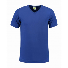 L&s t-shirt v-neck cot/elast ss for him - Topgiving