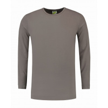 L&s t-shirt crewneck cot/elast ls for him - Topgiving