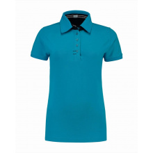 L&s polo contrast cot/elast ls for him - Topgiving