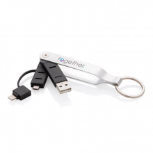 MFi lizensiertes 2-in-1 Kabel am Schlüsselring - Topgiving