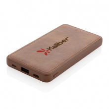 Tusca 10.000 mAh PU Powerbank - Topgiving