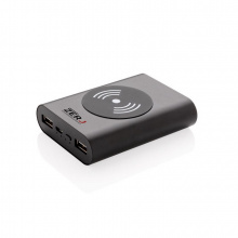 Aluminium 5.000 mAh Wireless 5W Pocket Powerbank - Topgiving