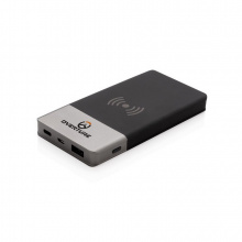 5.000 mAh Soft Touch Wireless 5W Charging Powerbank - Topgiving