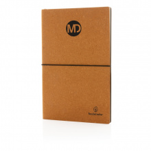 A5 Notizbuch aus recyceltem Leder - Topgiving
