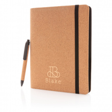 Deluxe Kork Portfolio A5 mit Stift - Topgiving