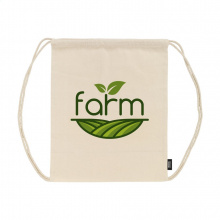 Organic cotton promo rucksack - Topgiving