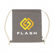 Recycled cotton promobag rucksack - Topgiving