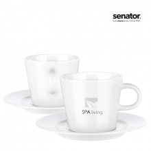 Senator fancy espresso duo porzellanset 4-teilig - Topgiving