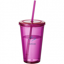 Cyclone 450 ml Isolierbecher mit Strohhalm - Topgiving