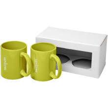 Ceramic Geschenkset mit 2 Bechern - Topgiving