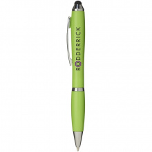 Nash Stylus Kugelschreiber mit farbigem Griff und Schaft - Topgiving