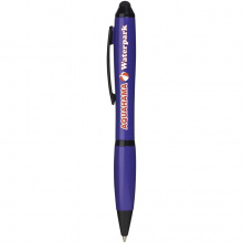 Nash Stylus Kugelschreiber mit farbigem Griff - Topgiving