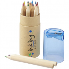 Hef 12-teiliges Buntstiftset mit Anspitzer - Topgiving