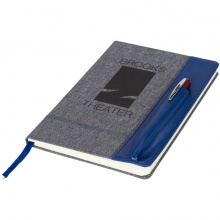 Heathered A5 Notizbuch mit Seite in Lederoptik - Topgiving