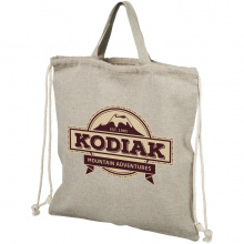 Pheebs Rucksack mit Kordelzug aus recycelter Baumwolle, 150 g/m² - Topgiving