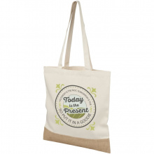Delhi Baumwolle Jute Tragetasche - Topgiving