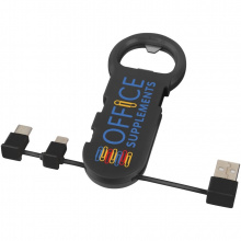 Phial Flaschenöffner mit 3-in-1-Ladekabel - Topgiving