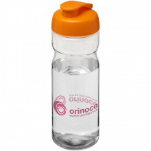 H2O Base 650 ml Sportflasche mit Klappdeckel - Topgiving