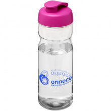 H2O Base 650 ml Sportflasche mit Klappdeckel - Topgiving
