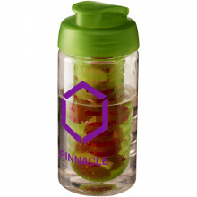 H2O Bop 500 ml Sportflasche mit Klappdeckel und Infusor - Topgiving