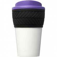 Brite-Americano 350 ml Isolierbecher mit Schutzring Reifen-Design - Topgiving