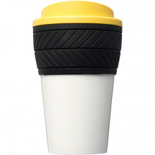 Brite-Americano 350 ml Isolierbecher mit Schutzring Reifen-Design - Topgiving