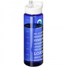 H2O Vibe 850 ml Sportflasche mit Ausgussdeckel - Topgiving