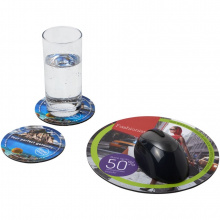 Q-Mat Mousepad- und Untersetzer-Set 5 - Topgiving
