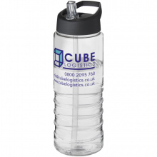 H2O Treble 750 ml Sportflasche mit Ausgussdeckel - Topgiving