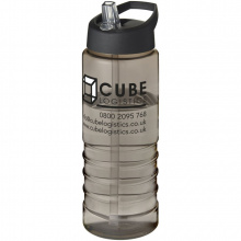 H2O Treble 750 ml Sportflasche mit Ausgussdeckel - Topgiving