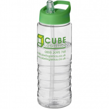 H2O Treble 750 ml Sportflasche mit Ausgussdeckel - Topgiving