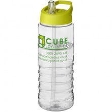 H2O Treble 750 ml Sportflasche mit Ausgussdeckel - Topgiving