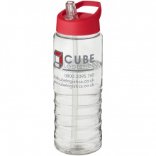 H2O Treble 750 ml Sportflasche mit Ausgussdeckel - Topgiving