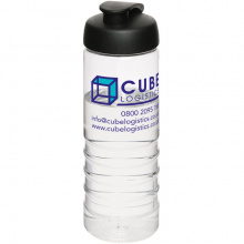 H2O Treble 750 ml Sportflasche mit Klappdeckel - Topgiving