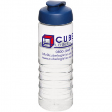 H2O Treble 750 ml Sportflasche mit Klappdeckel - Topgiving
