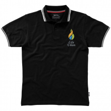 Deuce Poloshirt mit weißem Rand für Herren - Topgiving