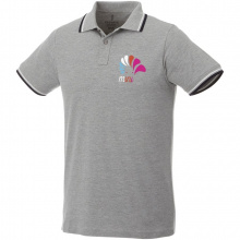 Fairfield Poloshirt mit weißem Rand für Herren - Topgiving