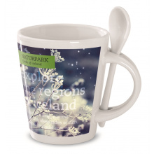 Tasse mit Löffel Sublimation - Topgiving