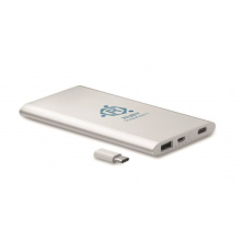 Powerbank 4000 mAh mit Typ C - Topgiving