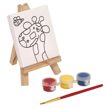 Malset brush & easel - Topgiving