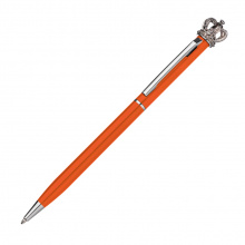 Kugelschreiber aus metall mit krone - Topgiving