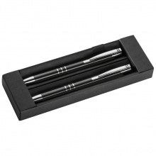 Schreibset mit kugelschreiber und druckbleistift aus metall - Topgiving