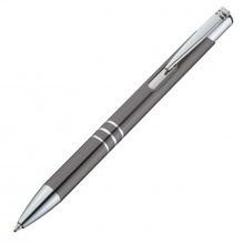 Kugelschreiber aus metall mit 3 zierringen - Topgiving